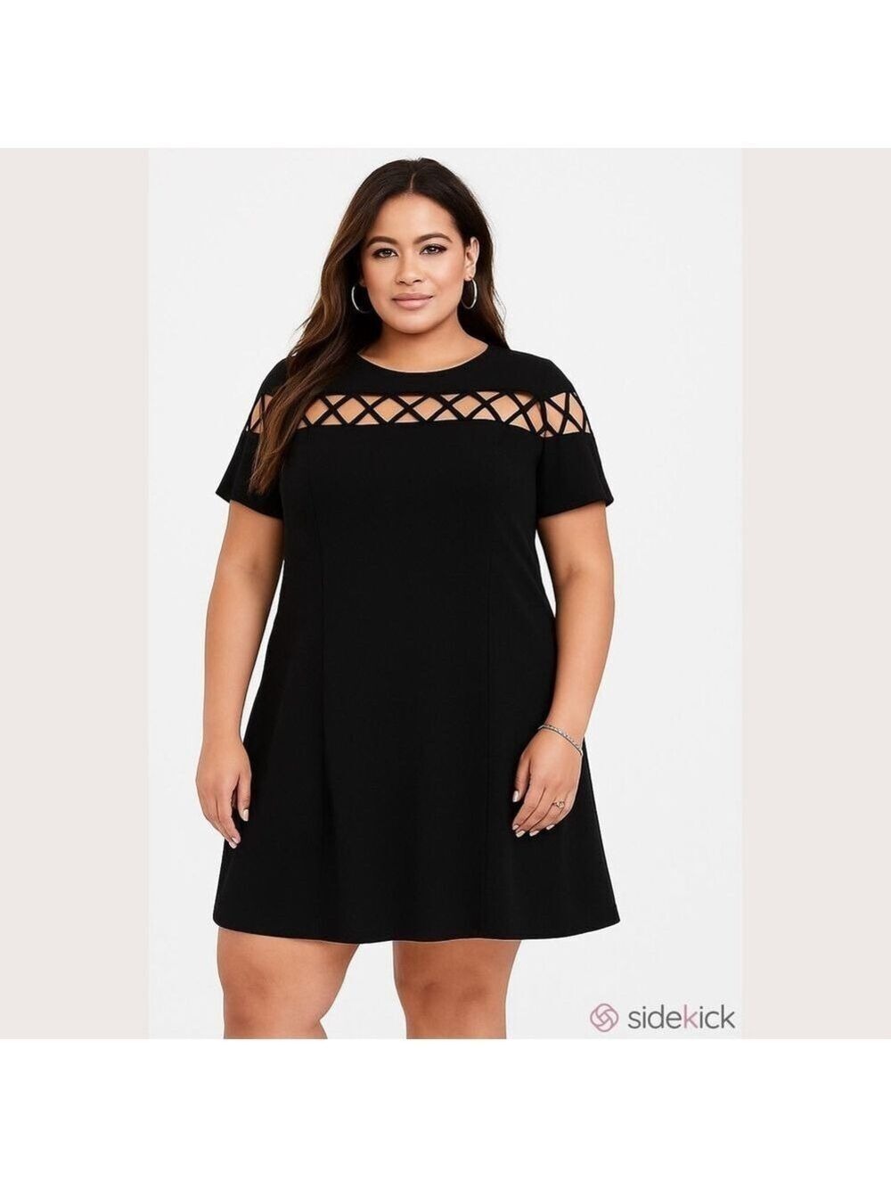 Torrid Lattice Trapeze Dress Sz 2X